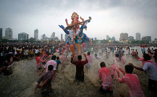 ganesh chaturthi visarjan images