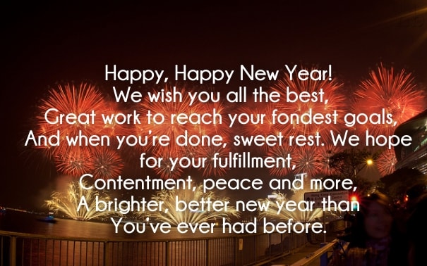 New Year Poem in English