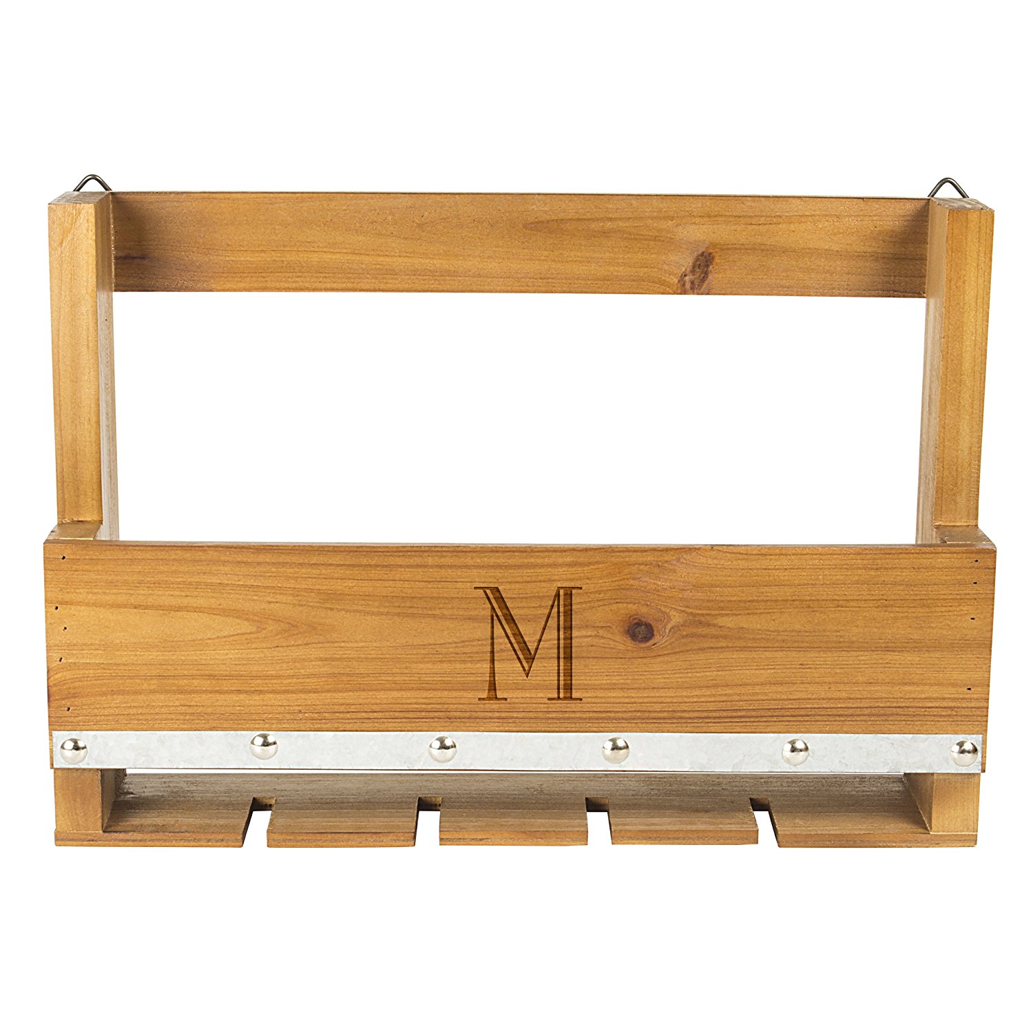 Cathy's Concepts M Personalized Rustic Wine Rack