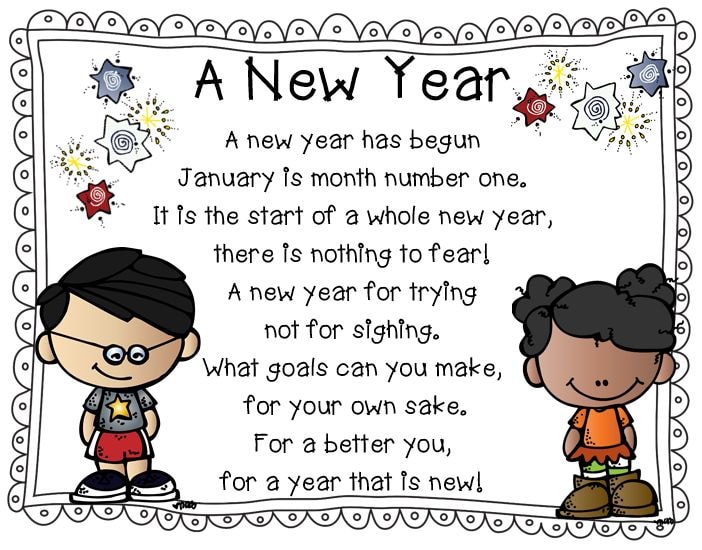 When is new year day. New year poems for Kids. Poem about New year for Kids. Happy New year poem. English poems about New year.