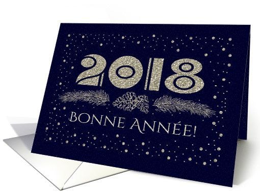 Happy New Year 2018 Greetings in French Language
