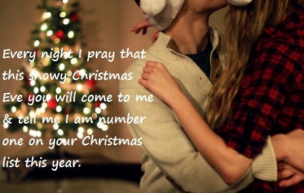 Merry Christmas Wishes Text for Girlfriend
