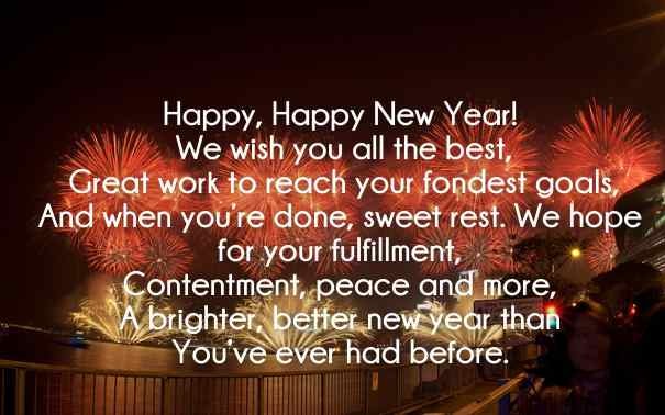 Happy New Year Facebook Status Images 2018
