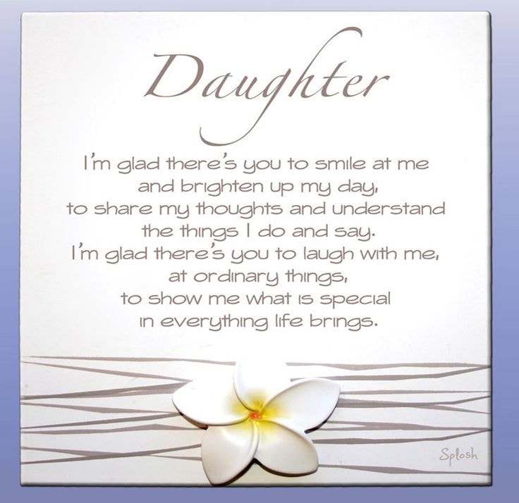 For from daughter day valentines mother poem Just For