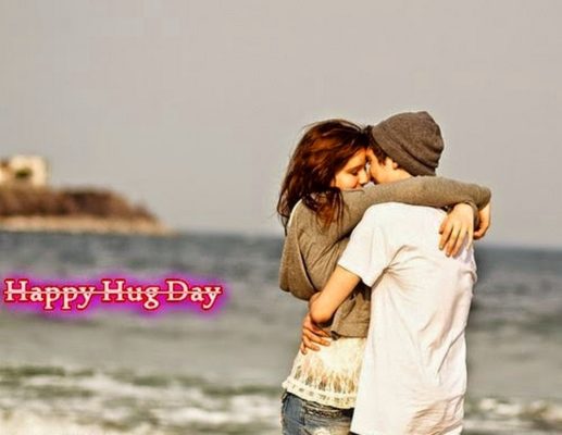 Happy Hug Day Two Line Shayari Status Messages Text Quotes for Girlfriend