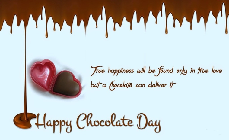Happy Chocolate Day Two-line Shayari Status Wishes Messages Sms Lines for 2018