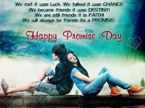 Promise day Whatsapp status for Girlfriend